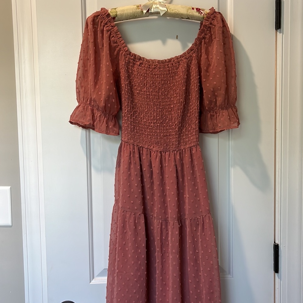 Mauve Midi Dress!